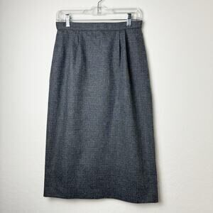VTG Peabody House Wool Blend Mini Skirt Grey 11/12